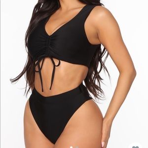 Fashion Nova - Black Bikini - Large